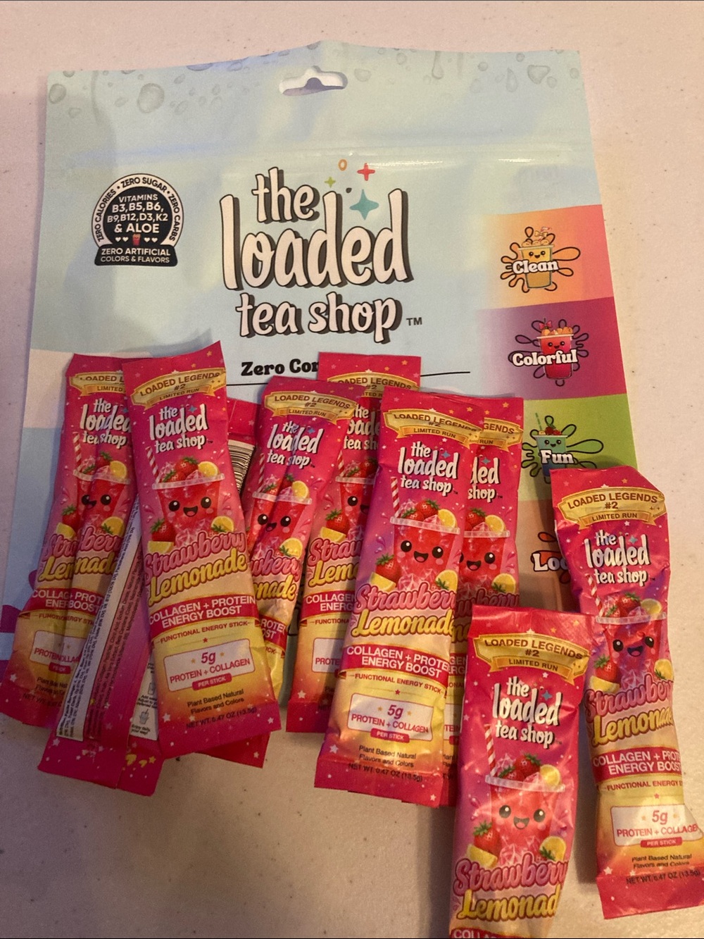 The Loaded Tea Shop- 10 Pack Strawberry Lemonade Loaded Legends #2, Limited Run - Picture 6 of 7